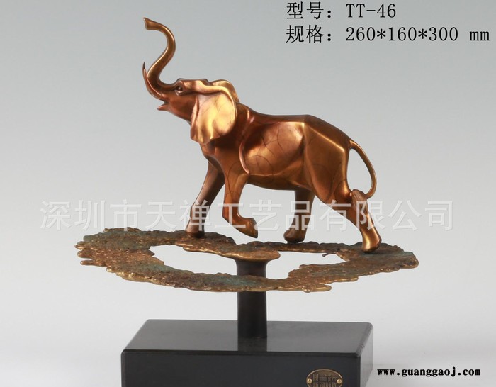 仿古创意铜质家居礼品 生龙活虎铜艺摆件 招财辟邪动物铜雕工艺品图2