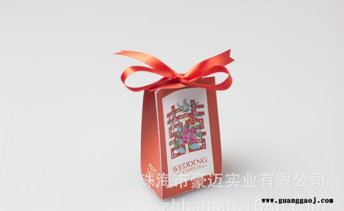 婚庆彩礼囍字结婚糖果小盒子  创意礼品彩盒新款图3