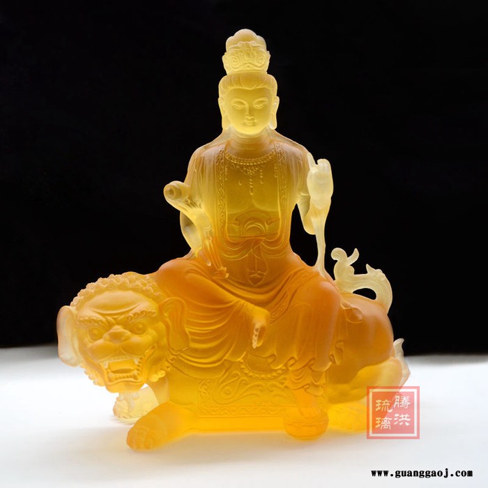 腾洪工艺普贤菩萨 西藏寺庙佛像定制文殊菩萨大小号佛教莲花灯佛教贡碗摆件礼品定制图8