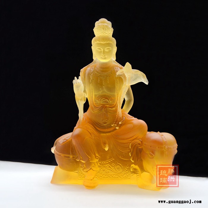 腾洪工艺普贤菩萨 西藏寺庙佛像定制文殊菩萨大小号佛教莲花灯佛教贡碗摆件礼品定制图7