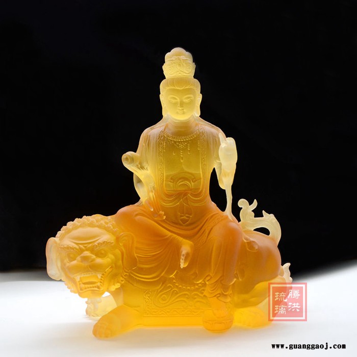 腾洪工艺普贤菩萨 西藏寺庙佛像定制文殊菩萨大小号佛教莲花灯佛教贡碗摆件礼品定制图6
