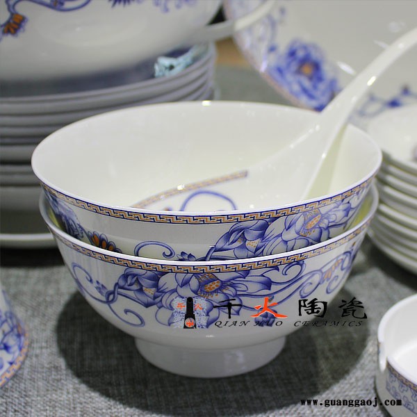千火陶瓷 年终礼品陶瓷餐具 批发礼品陶瓷餐具图3