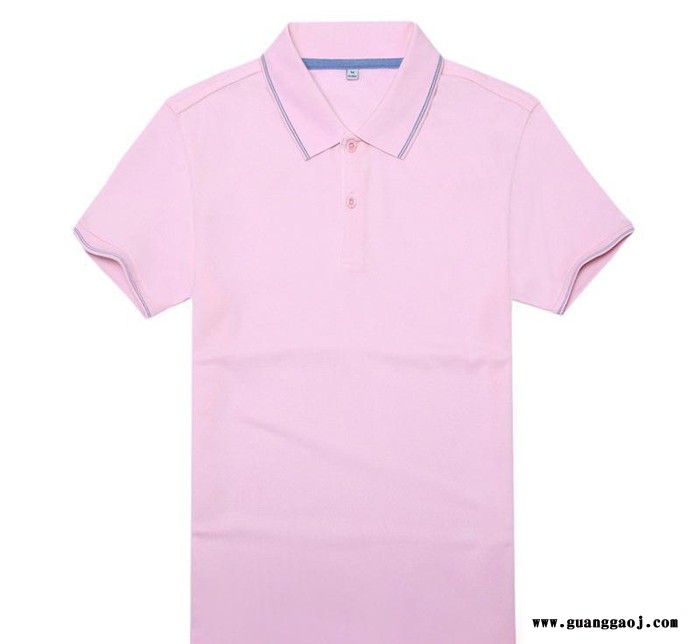 现货夏季翻领短袖polo衫男女广告衫工作服班服定制图1
