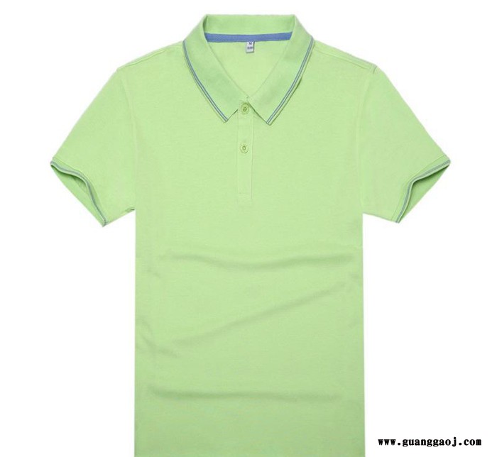 现货夏季翻领短袖polo衫男女广告衫工作服班服定制图2