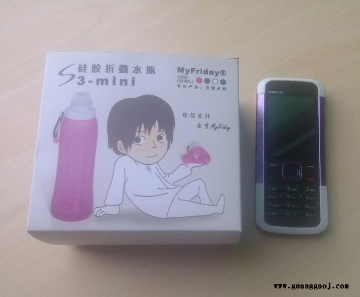 2015创意家居礼品赠品 礼品杯 学生杯 小巧迷你硅胶折叠水瓶mimi图3