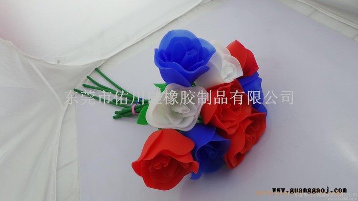 外贸出口 欧式婚礼 创意礼品结婚回礼情侣礼物**凋谢硅胶玫瑰图3