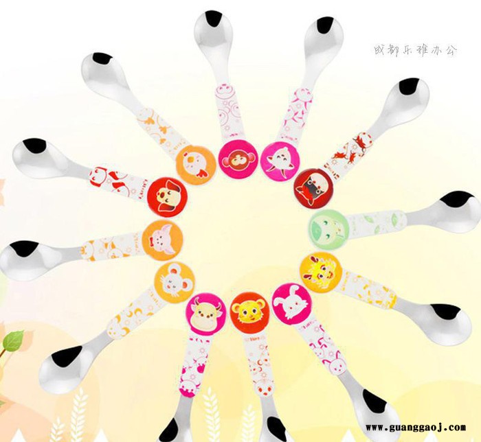 儿童**礼品 小学生创意礼品 时尚乖巧小礼品 十二生肖儿童勺图3