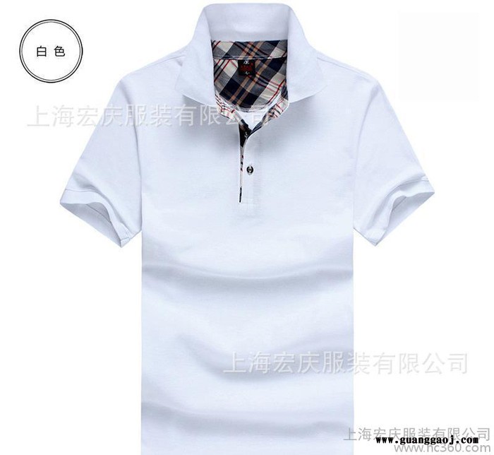 商务广告衫定制 男式全棉翻领短袖文化POLO衫企业工作服定做图3