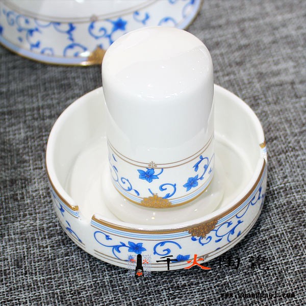 千火陶瓷 青花宛餐具定制图4