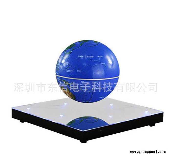 磁悬浮6寸家庭创意礼品地球仪镜面发光底座自动旋转东信直销图2