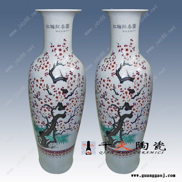 定制陶瓷大花瓶 景德镇花瓶图2