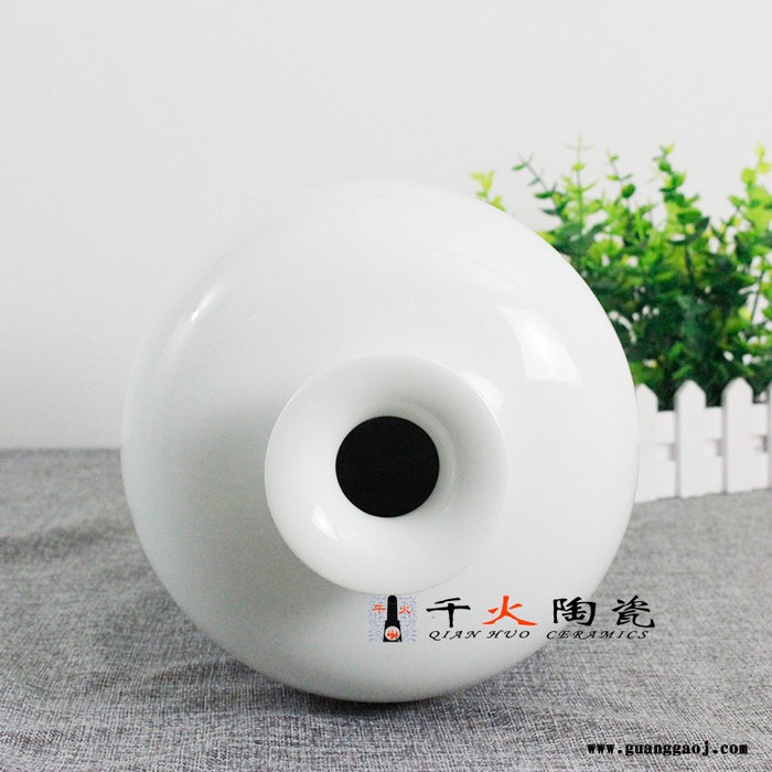 手绘棕桐花陶瓷花瓶FCXCQQZWQ092E-高50cm 宽17.5cm图4