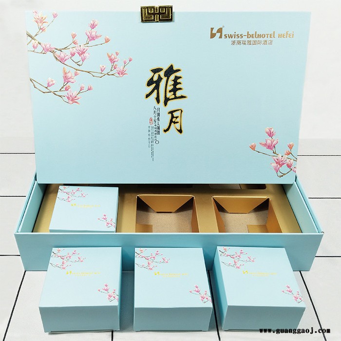 【盒艺包装】广州月饼包装盒礼品盒定制 礼品盒月饼包装盒生产厂家图4