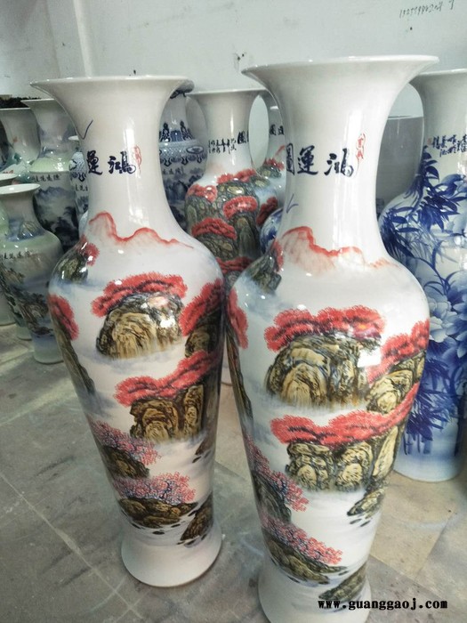 客厅装饰乔迁礼品花瓶景德镇大花瓶定制厂家图2