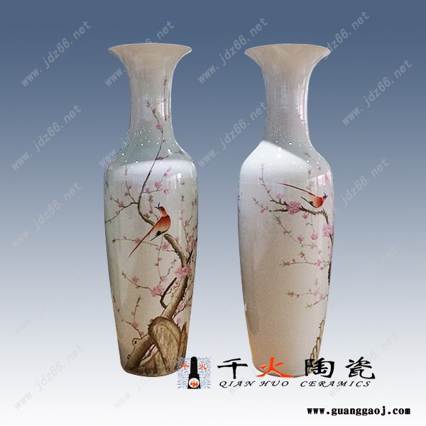 客厅装饰乔迁礼品花瓶景德镇大花瓶定制厂家图1