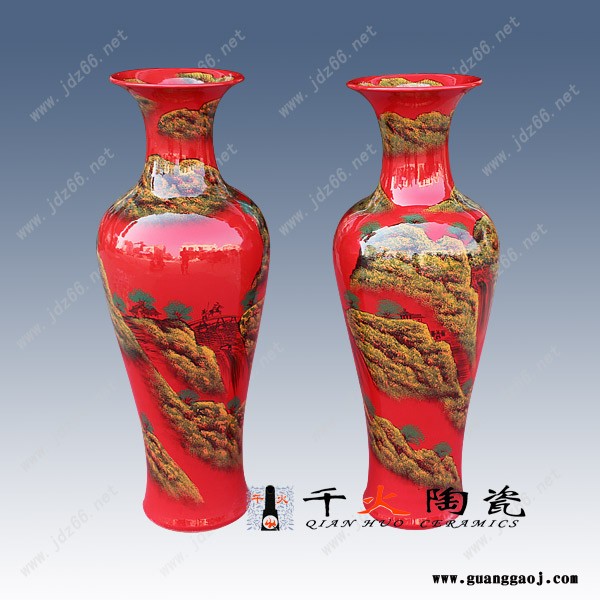 客厅装饰乔迁礼品花瓶景德镇大花瓶定制厂家图4