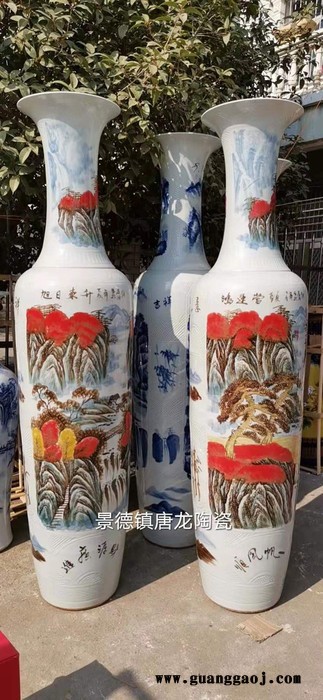 客厅装饰乔迁礼品花瓶景德镇大花瓶定制厂家图3