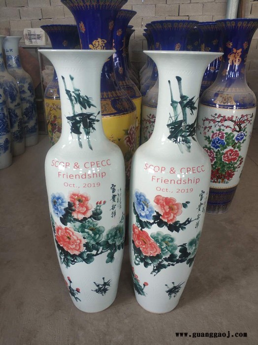 客厅装饰乔迁礼品花瓶景德镇大花瓶定制厂家图6