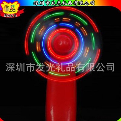 创意儿童礼品 迷你手持风扇 LED闪字风扇 文字风扇