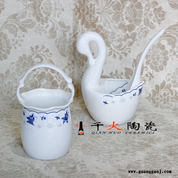 景德镇千火陶瓷 **水晶之恋骨瓷餐具图5