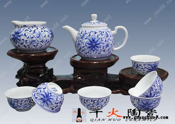 千火陶瓷茶具厂家礼品功夫茶具定制图2