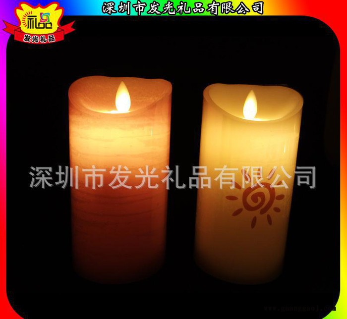 全球 创意促销礼品 LED电子蜡烛灯环保无烟蜡烛可定时蜡烛图1