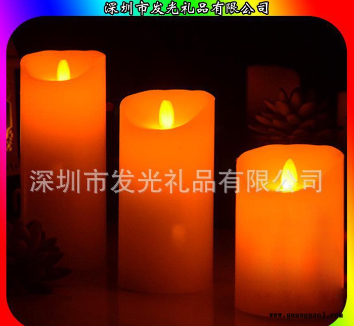 全球 创意促销礼品 LED电子蜡烛灯环保无烟蜡烛可定时蜡烛图2