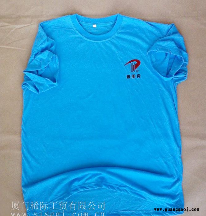 厂家 空白立领短袖T恤 广告衫定制 班服定制 工作服定制