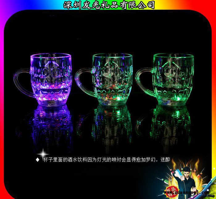 父亲节礼物创意新年实用小礼品 七彩发光杯 送男友同学老公图3