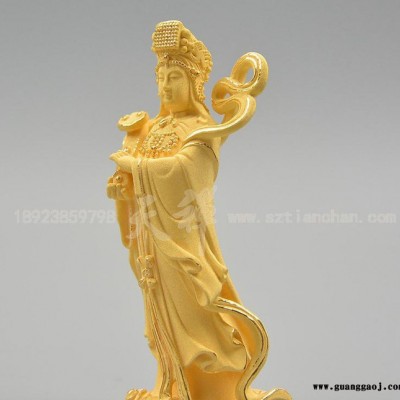 直销绒沙金妈祖海神像 妈祖诞辰纪念品 创意地方特色礼品定制