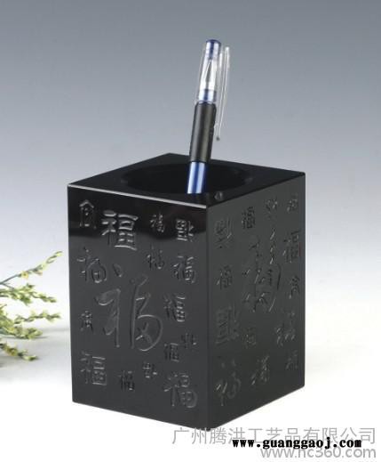 水晶笔筒厂家定制 国庆中秋双节礼品 赠送客户摆件礼品 同学聚会纪念品 水晶摆饰图7
