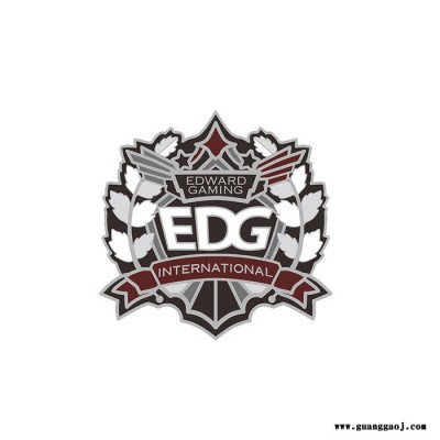 EDG电竞金属徽章定做 游戏团体胸章团队胸针订制纪念礼品勋章定制 欢迎来图定制