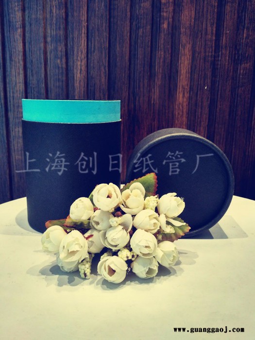上海创日  定制精美印面裱糊纸管茶叶盒可礼品盒工厂直达 上海创日礼品礼盒满包邮图1