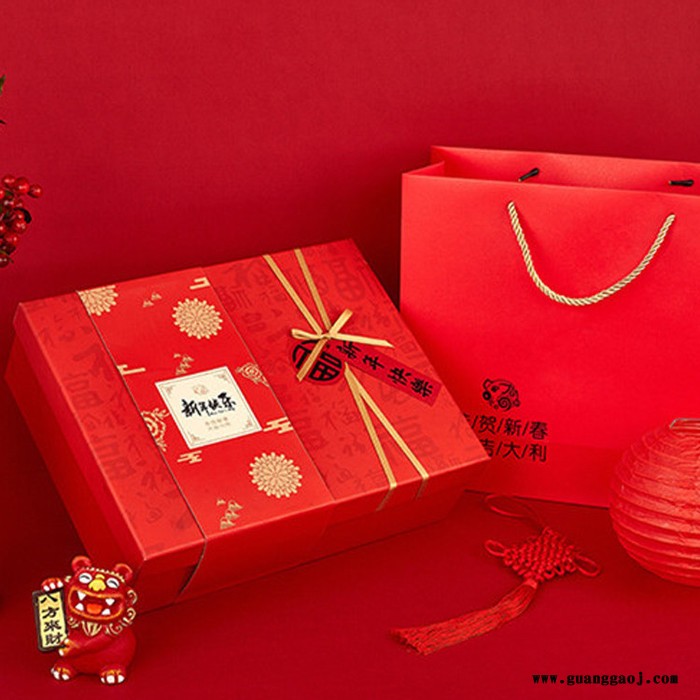 【盒艺包装】柳州新年礼品包装设计 礼品盒新年礼盒定制 **图5
