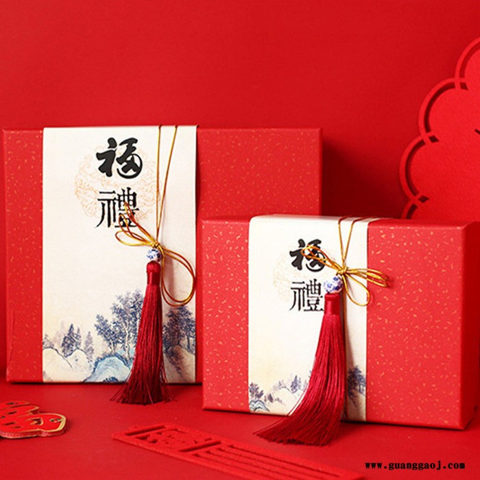 【盒艺包装】柳州新年礼品包装设计 礼品盒新年礼盒定制 **图2