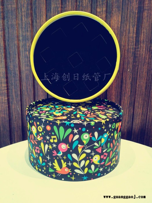上海创日**印面定制精美小鸟个性饰品盒精湛工艺礼品纸盒工厂直销图1