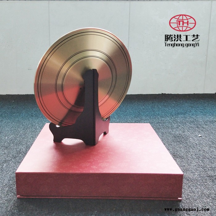 退休纪念品定制离休纯锡纪念盘 长城图案退休留念单位职工退休纪念品干部离休纪念品图1
