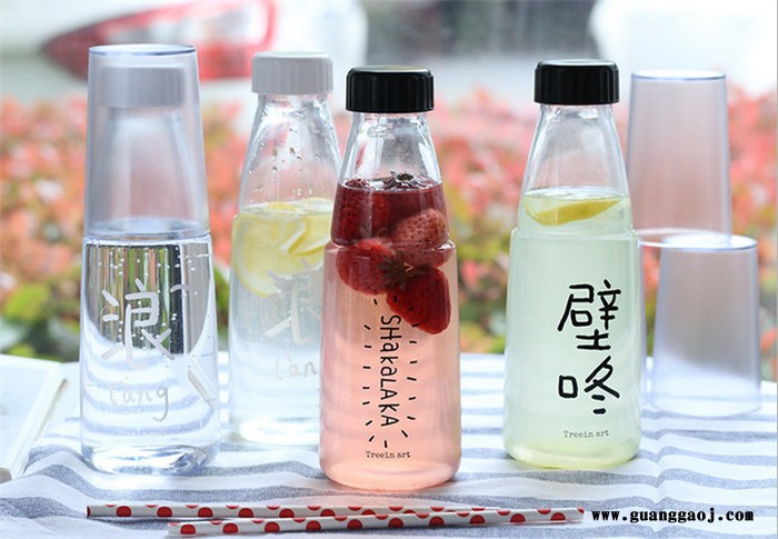 夏日冰杯水杯创意礼品新款草莓、柠檬杯直销