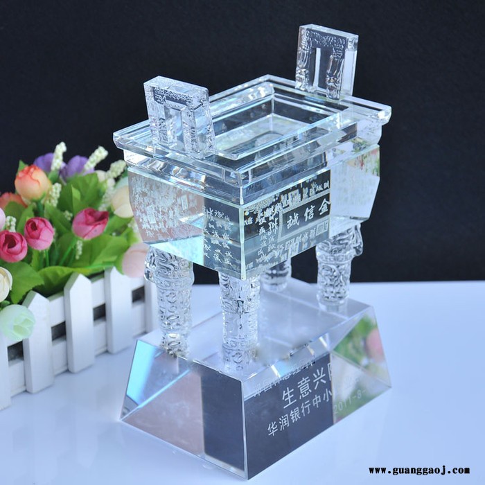 广州水晶鼎商务礼品实用礼物创意同学聚会纪念品毕业定制车载摆件签约仪式纪念品年末答谢客户礼品定做图2