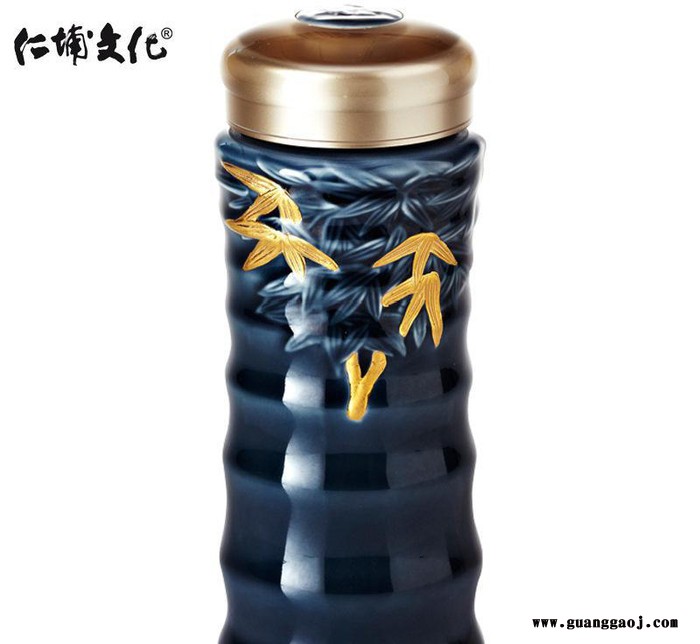 可定制中国风办公 商务杯礼品竹节随身杯养生礼品创意水杯图3