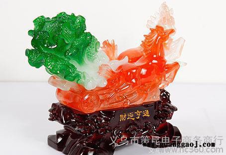 树脂仿玉财运亨通马招财工艺礼品家居摆件 家居饰品 创意开业礼品图2