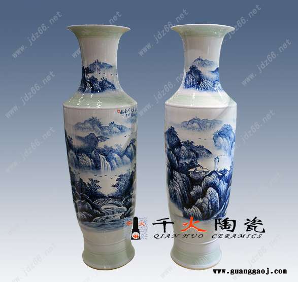 千火陶瓷大花瓶厂家 落地大花瓶礼品大花瓶定制图3