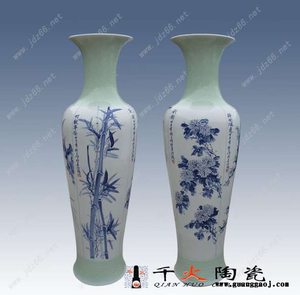 千火陶瓷大花瓶厂家 落地大花瓶礼品大花瓶定制图5