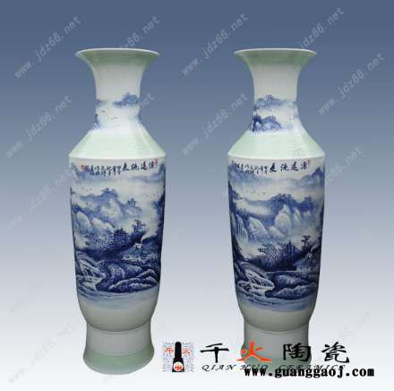 千火陶瓷大花瓶厂家 落地大花瓶礼品大花瓶定制图7