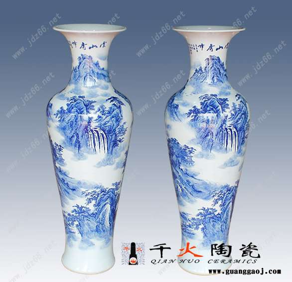 千火陶瓷大花瓶厂家 落地大花瓶礼品大花瓶定制图4