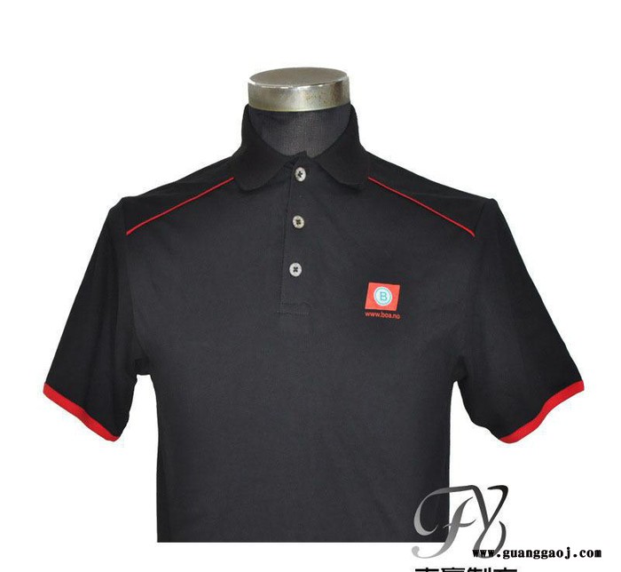 纯棉POLO衫定做广告衫工衣短袖印字翻领工作服t恤定制绣lo图2