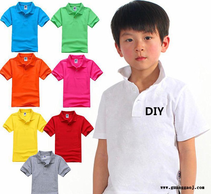 定制儿童T恤 定做POLO衫文化衫翻领广告衫团体服装班服工作图2