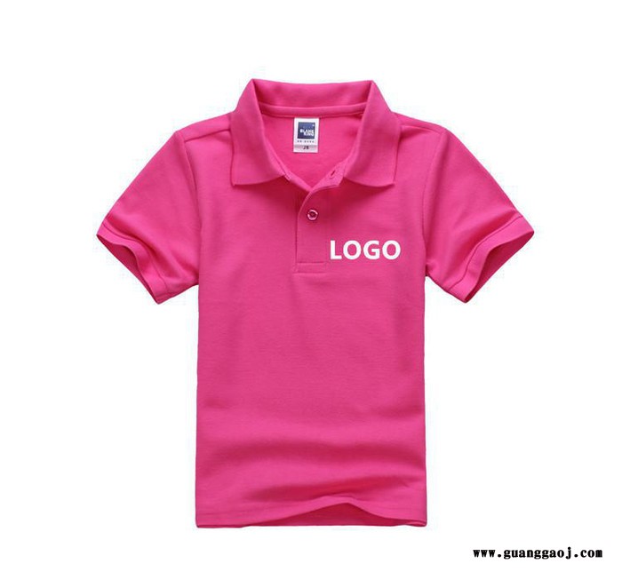 定制儿童T恤 定做POLO衫文化衫翻领广告衫团体服装班服工作图1