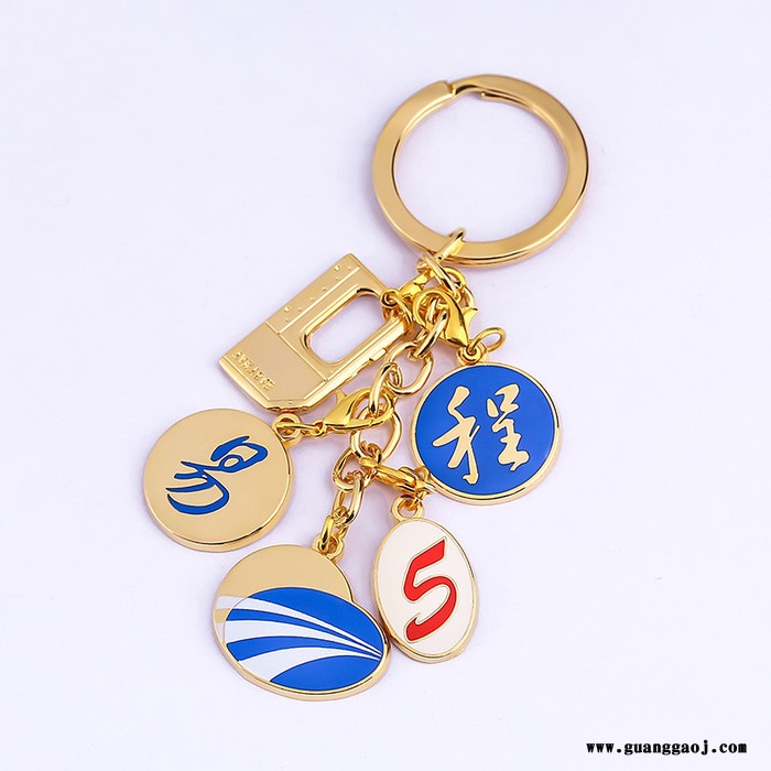 金属钥匙扣定制校徽logo刻字挂件订制公司活动纪念礼品钥匙链定做图5