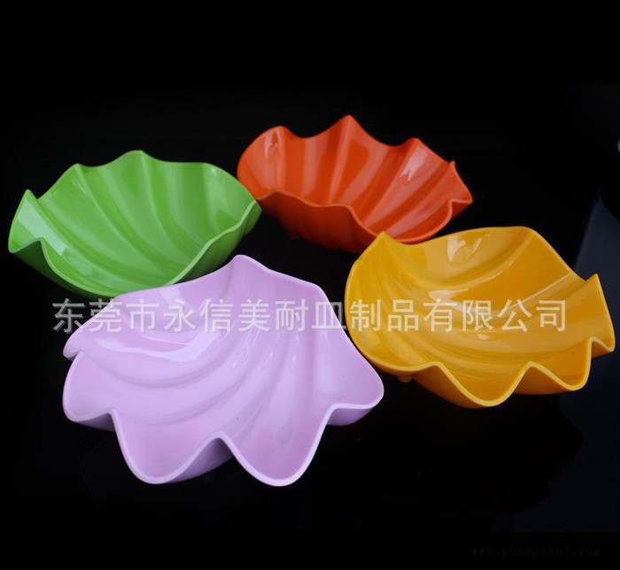 美耐皿创意礼品果盘订做 香蕉果盘 密胺家居果盆 水果盘图2